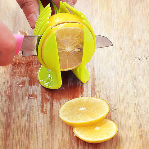 Tomato Slicer Cutter Stand Lemon -  Cutter Kitchen
