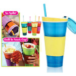 Snackeez 2-in-1 Snack and Drink Portable Cup