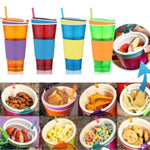 Snackeez 2-in-1 Snack and Drink Portable Cup