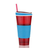 Snackeez 2-in-1 Snack and Drink Portable Cup