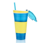 Snackeez 2-in-1 Snack and Drink Portable Cup