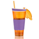 Snackeez 2-in-1 Snack and Drink Portable Cup